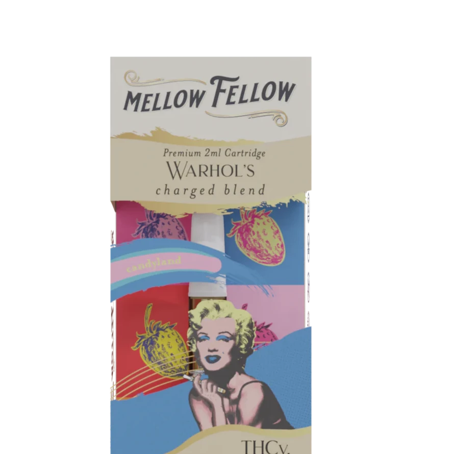 Mellow Fellow Warhol's Charged Blend - 2ml Vape Cartridge - Candyland