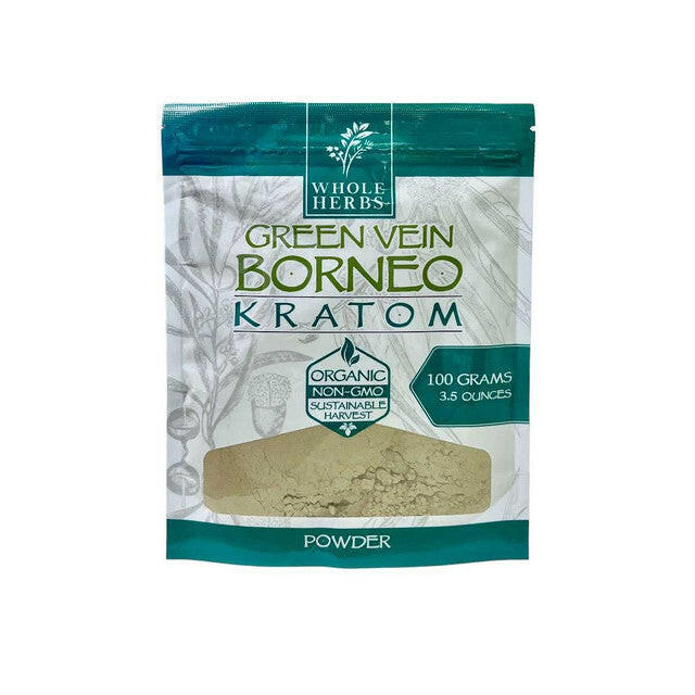 Whole Herbs Kratom Powder - Green Borneo