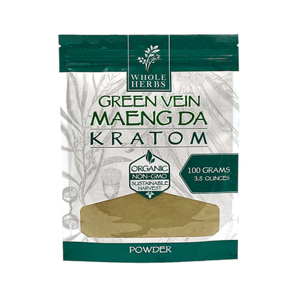 Whole Herbs Kratom Powder - Green Maeng Da