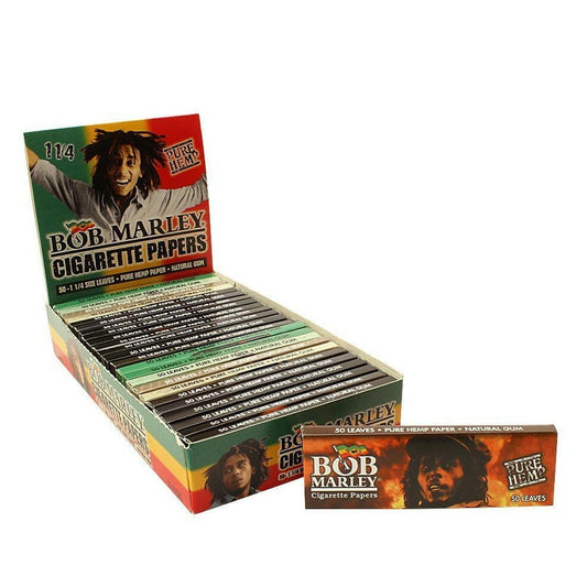 Bob Marley 1 1/4 Pure Hemp Rolling Papers