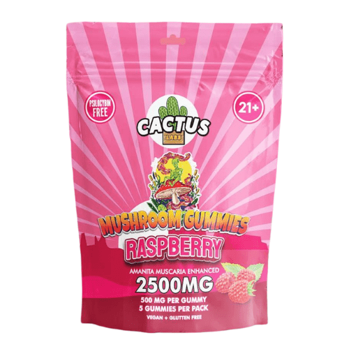 Cactus Amanita Mushroom Gummies | 2500mg