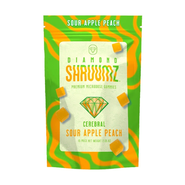 Diamond Shruumz Premium Microdose Psychedelic Gummies | 15 Piece