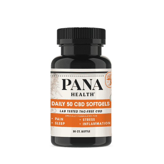 PANA Health Daily CBD Vegan THC-Free Softgels I 1500mg
