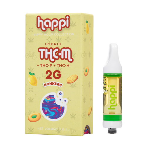 HAPPI THC-M  Premium Vape Cartridges I 2G
