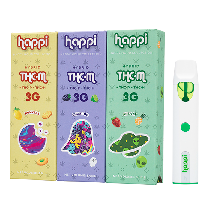 HAPPI THC-M Disposable Vape Device I 3G