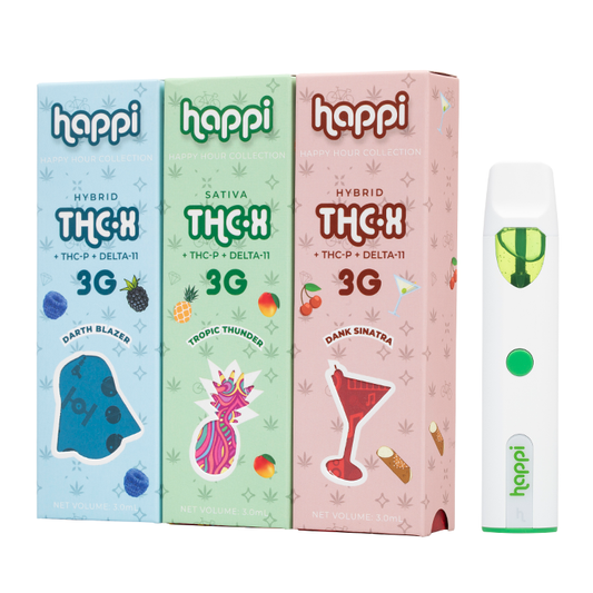 HAPPI THC-X Premium Disposable Vape Device I 3G