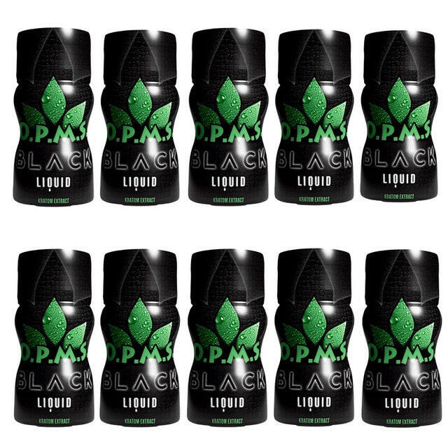 O.P.M.S.® BLACK LIQUID Kratom Extract Shot