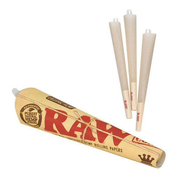 RAW Classic King Size Pre-Rolled Cone (Pack of 3)