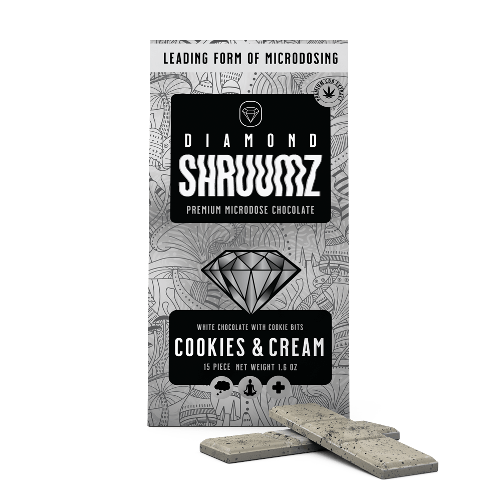 DIAMOND SHRUUMZ | Functional Mushrooms Chocolate Bar