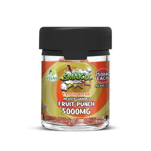 Smak'd Exotic Blend Gummies I 5000mg