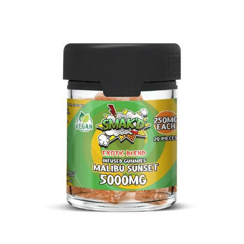 Smak'd Exotic Blend Gummies I 5000mg